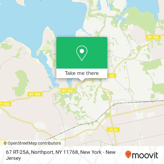 Mapa de 67 RT-25A, Northport, NY 11768