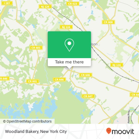 Mapa de Woodland Bakery