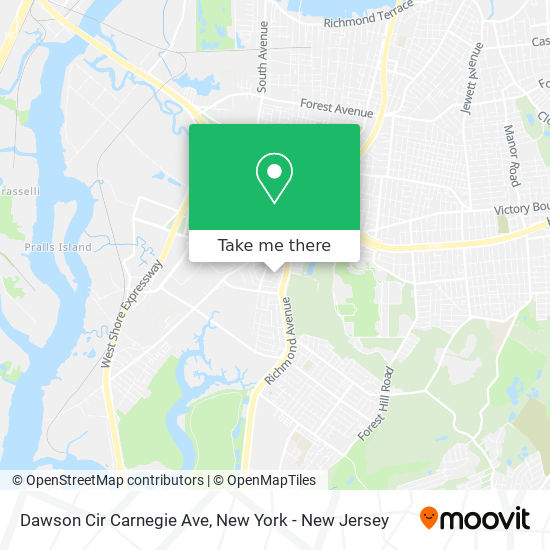 Mapa de Dawson Cir Carnegie Ave