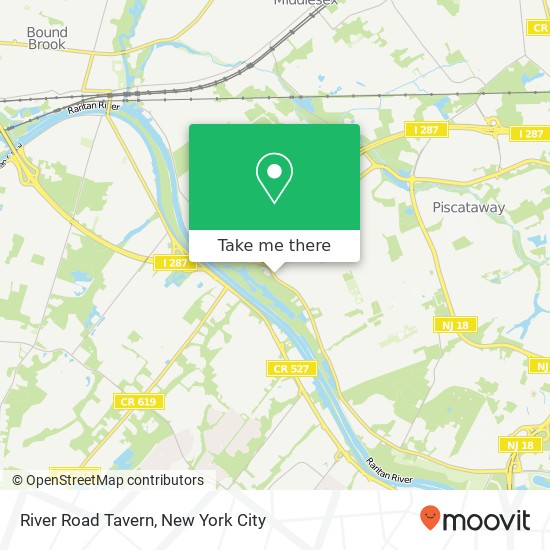 River Road Tavern map