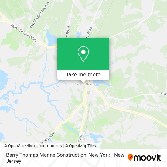 Barry Thomas Marine Construction map