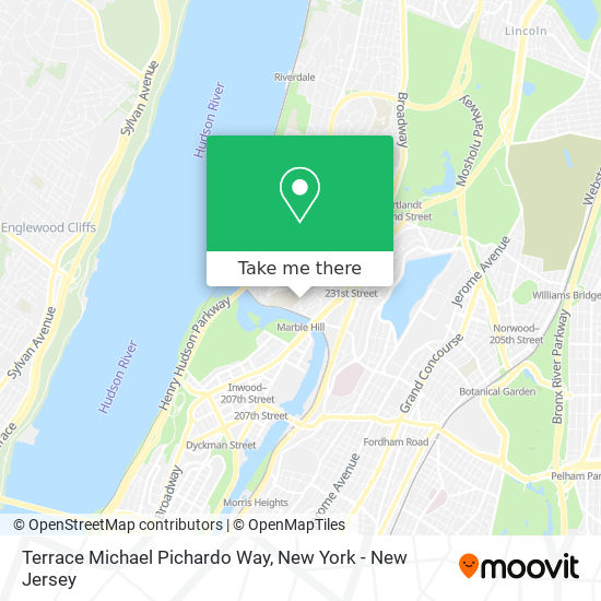 Mapa de Terrace Michael Pichardo Way