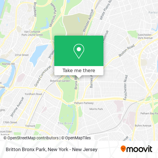 Britton Bronx Park map