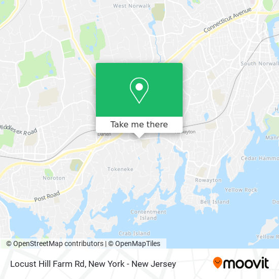 Mapa de Locust Hill Farm Rd