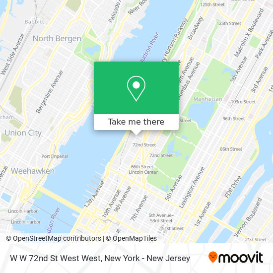 Mapa de W W 72nd St West West