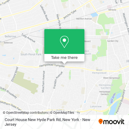 Mapa de Court House New Hyde Park Rd