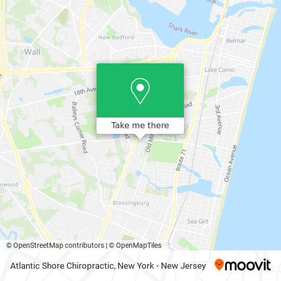 Mapa de Atlantic Shore Chiropractic