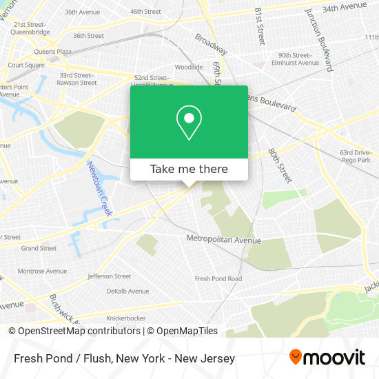 Fresh Pond / Flush map