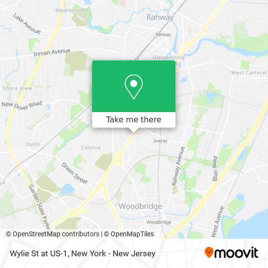 Mapa de Wylie St at US-1