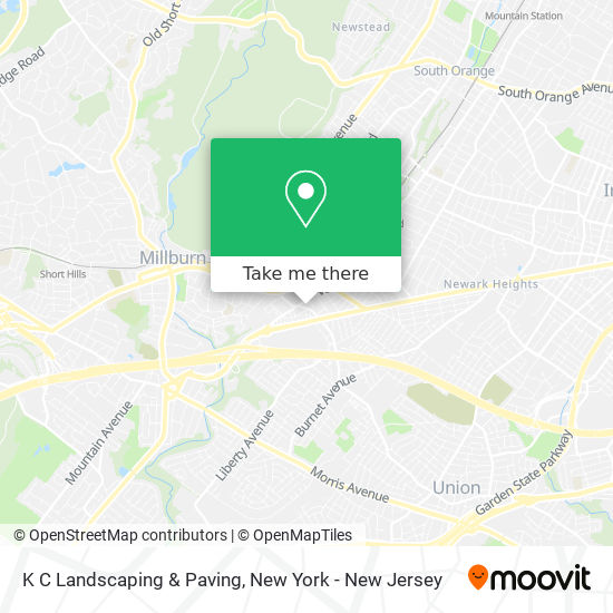 K C Landscaping & Paving map