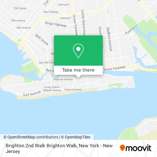 Brighton 2nd Walk Brighton Walk map