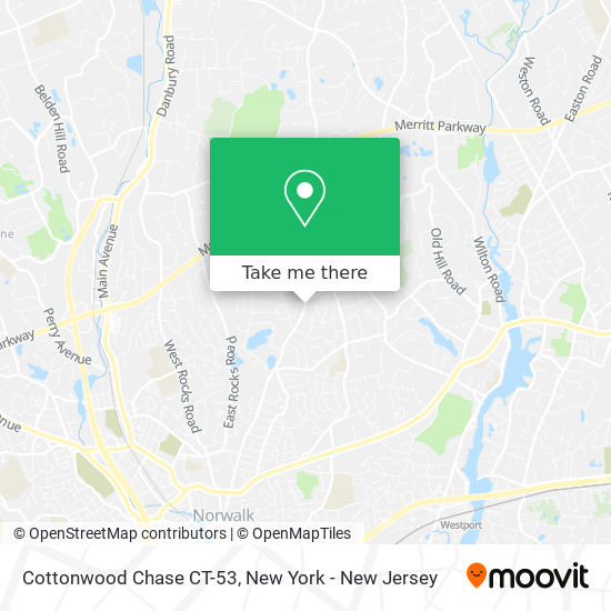 Cottonwood Chase CT-53 map
