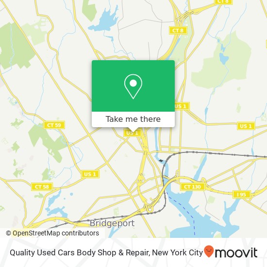 Quality Used Cars Body Shop & Repair map