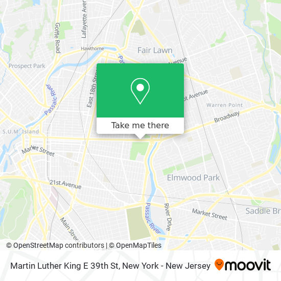 Mapa de Martin Luther King E 39th St
