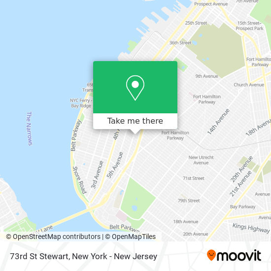 Mapa de 73rd St Stewart