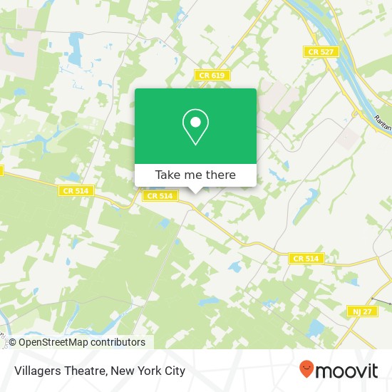 Mapa de Villagers Theatre