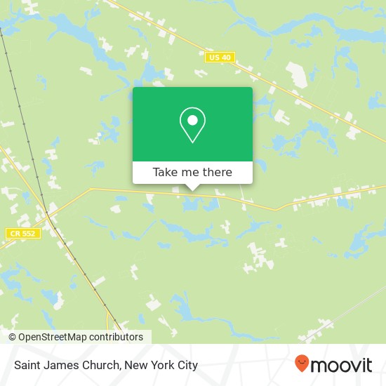Mapa de Saint James Church