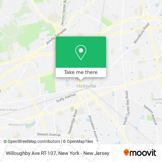 Mapa de Willoughby Ave RT-107