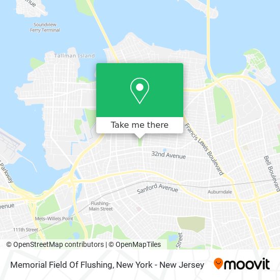 Mapa de Memorial Field Of Flushing