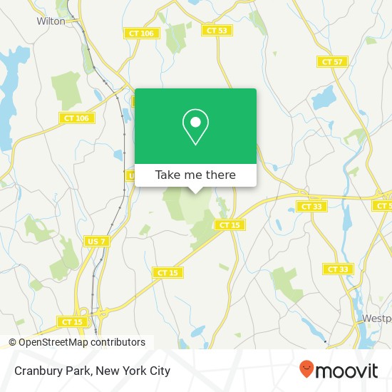 Mapa de Cranbury Park
