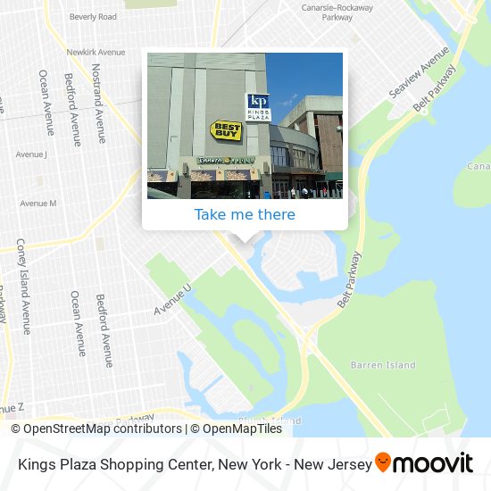 Mapa de Kings Plaza Shopping Center