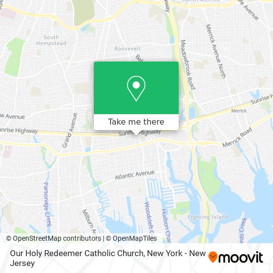 Our Holy Redeemer Catholic Church map