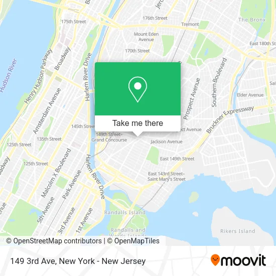 Mapa de 149 3rd Ave