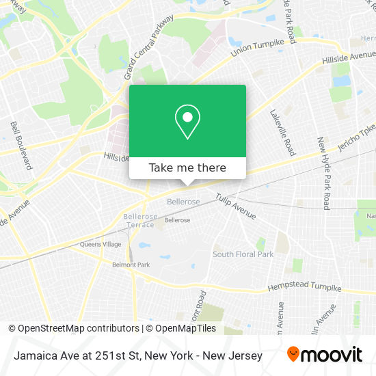 Jamaica Ave at 251st St map
