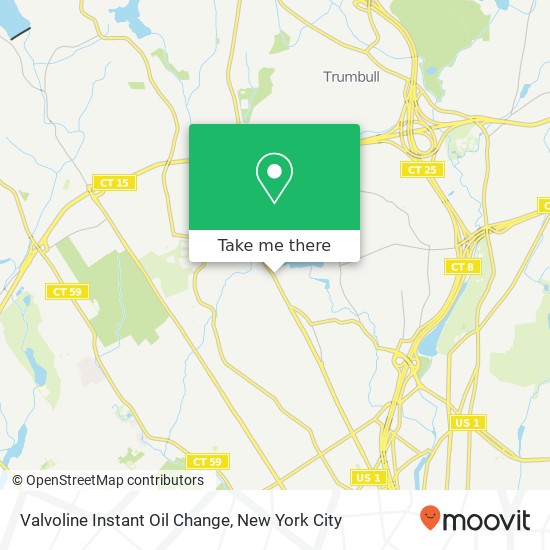 Mapa de Valvoline Instant Oil Change