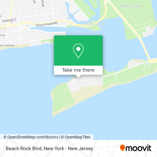 Beach Rock Blvd map