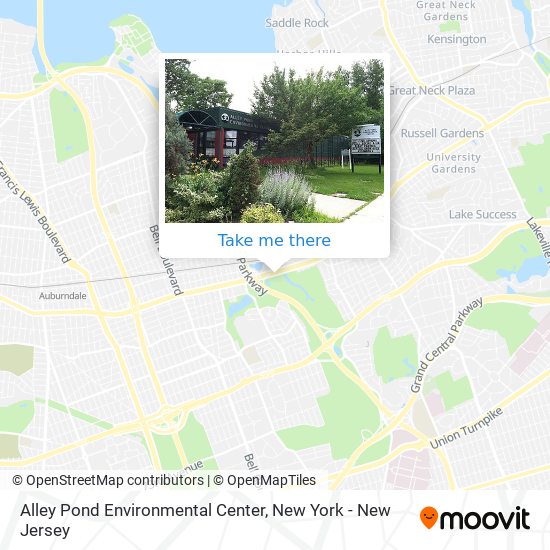 Alley Pond Environmental Center map