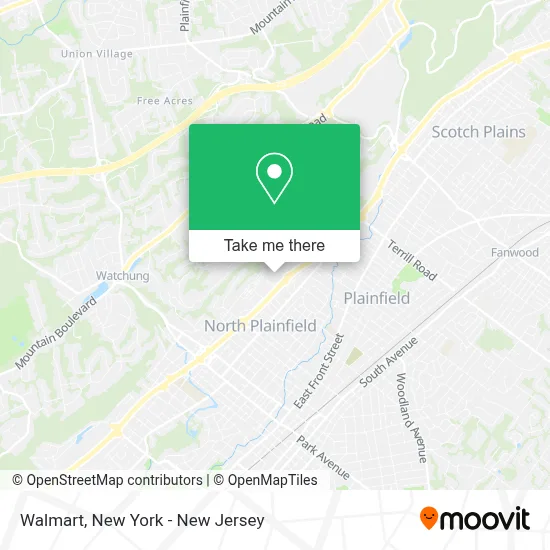 Walmart map