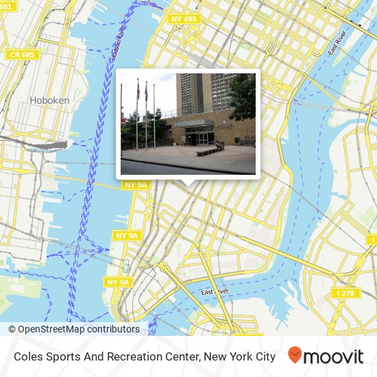 Mapa de Coles Sports And Recreation Center