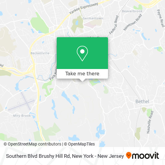 Mapa de Southern Blvd Brushy Hill Rd