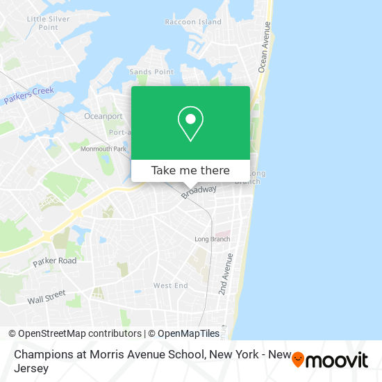 Champions at Morris Avenue School map