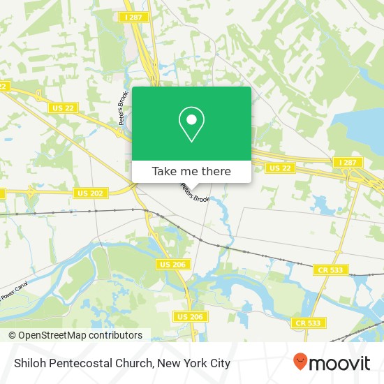 Shiloh Pentecostal Church map