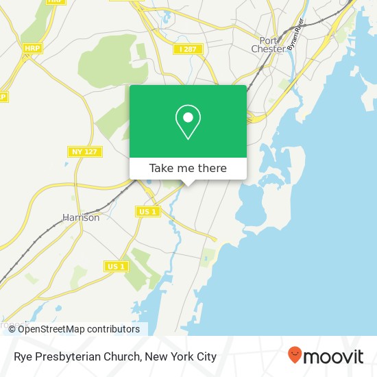 Rye Presbyterian Church map