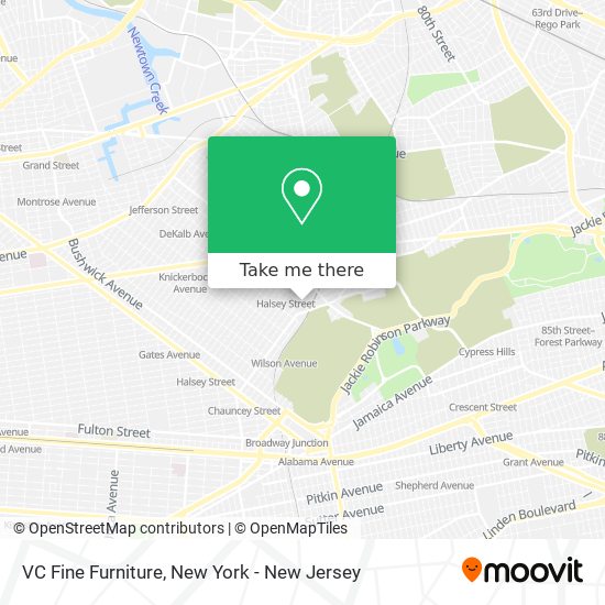 VC Fine Furniture map