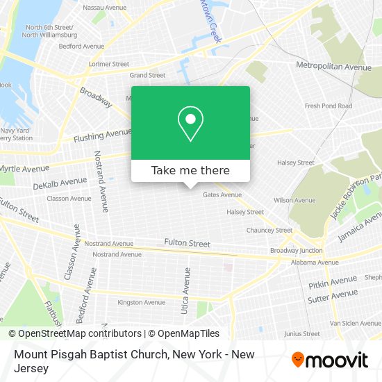 Mount Pisgah Baptist Church map