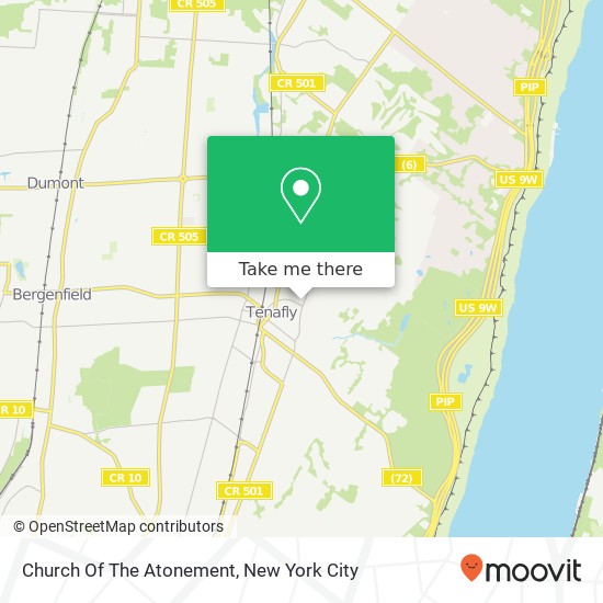 Church Of The Atonement map