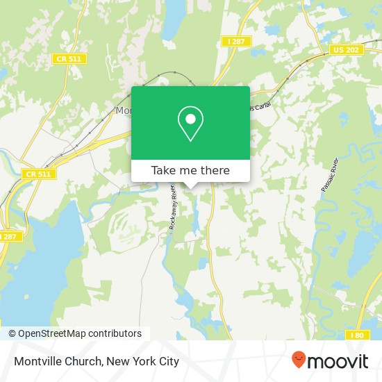 Montville Church map