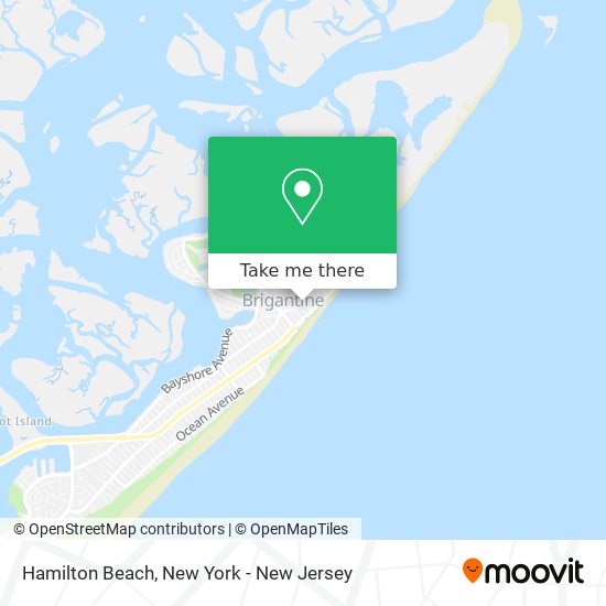 Mapa de Hamilton Beach