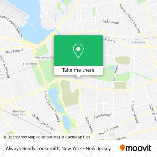 Always Ready Locksmith map