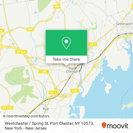 Mapa de Westchester / Spring St, Port Chester, NY 10573