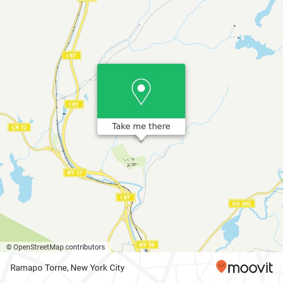 Mapa de Ramapo Torne