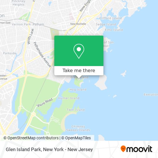 Mapa de Glen Island Park