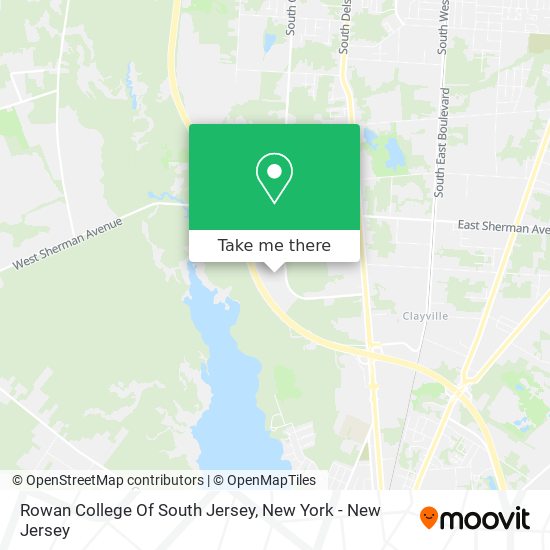 Mapa de Rowan College Of South Jersey