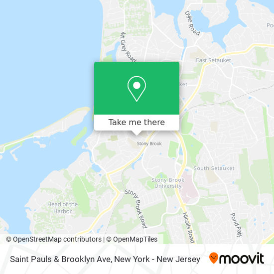 Saint Pauls & Brooklyn Ave map