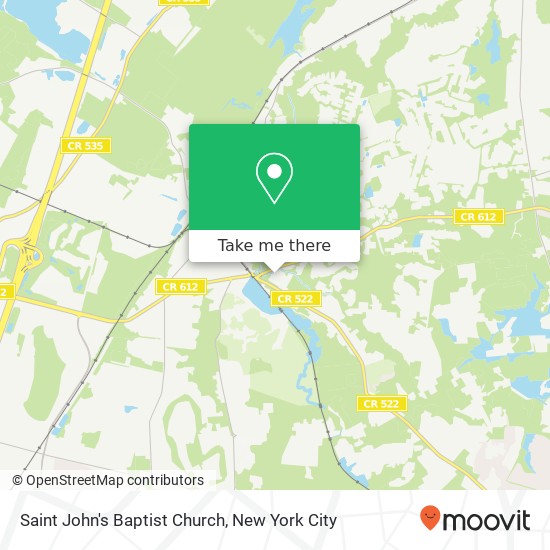 Mapa de Saint John's Baptist Church