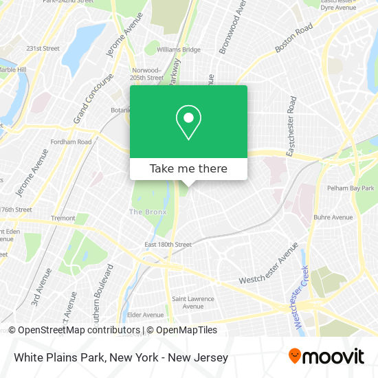 White Plains Park map